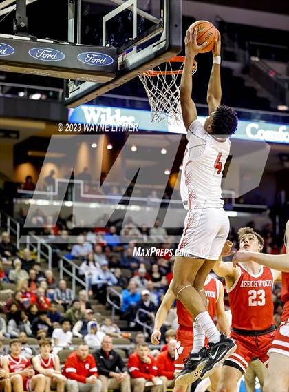 Thumbnail 3 in Beechwood vs Newport (2023 9th Region Boys Basketball Tournament) photogallery.