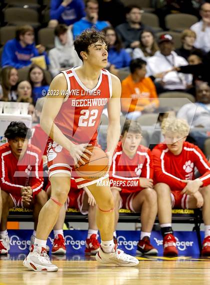 Thumbnail 1 in Beechwood vs Newport (2023 9th Region Boys Basketball Tournament) photogallery.