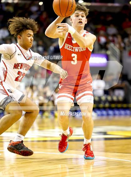 Thumbnail 2 in Beechwood vs Newport (2023 9th Region Boys Basketball Tournament) photogallery.