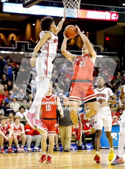 Thumbnail 3 in Beechwood vs Newport (2023 9th Region Boys Basketball Tournament) photogallery.
