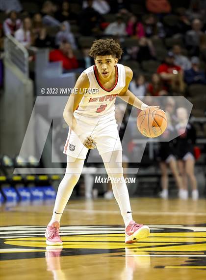 Thumbnail 2 in Beechwood vs Newport (2023 9th Region Boys Basketball Tournament) photogallery.