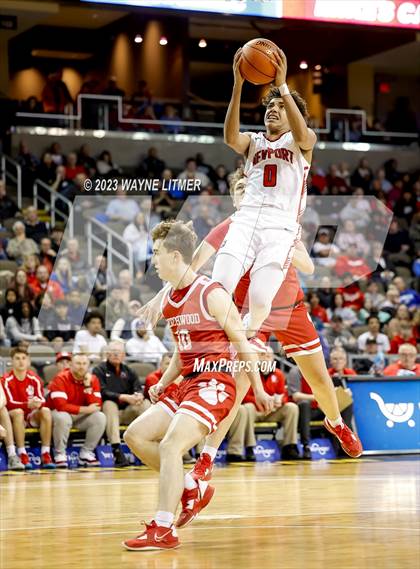 Thumbnail 3 in Beechwood vs Newport (2023 9th Region Boys Basketball Tournament) photogallery.