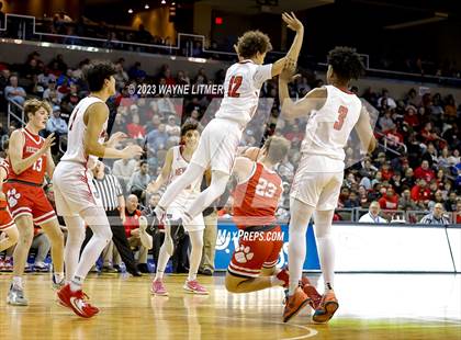 Thumbnail 3 in Beechwood vs Newport (2023 9th Region Boys Basketball Tournament) photogallery.