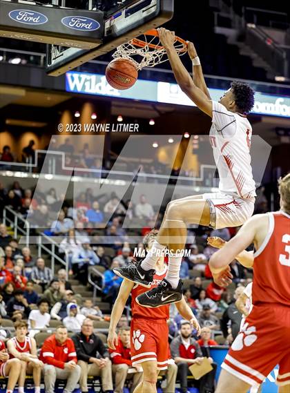 Thumbnail 3 in Beechwood vs Newport (2023 9th Region Boys Basketball Tournament) photogallery.
