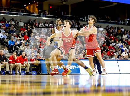 Thumbnail 1 in Beechwood vs Newport (2023 9th Region Boys Basketball Tournament) photogallery.