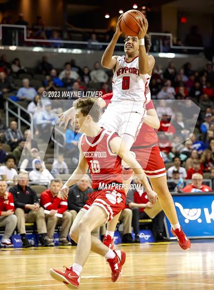 Thumbnail 2 in Beechwood vs Newport (2023 9th Region Boys Basketball Tournament) photogallery.