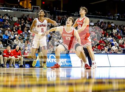 Thumbnail 3 in Beechwood vs Newport (2023 9th Region Boys Basketball Tournament) photogallery.