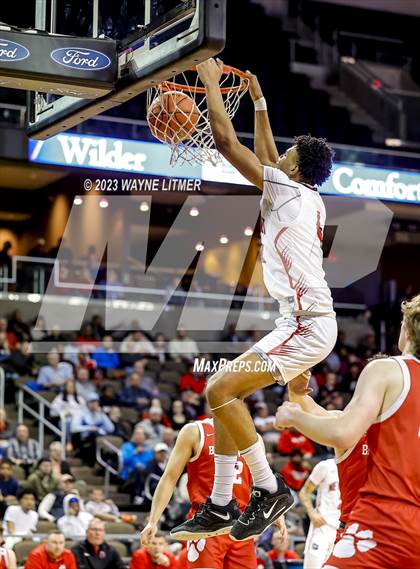 Thumbnail 3 in Beechwood vs Newport (2023 9th Region Boys Basketball Tournament) photogallery.
