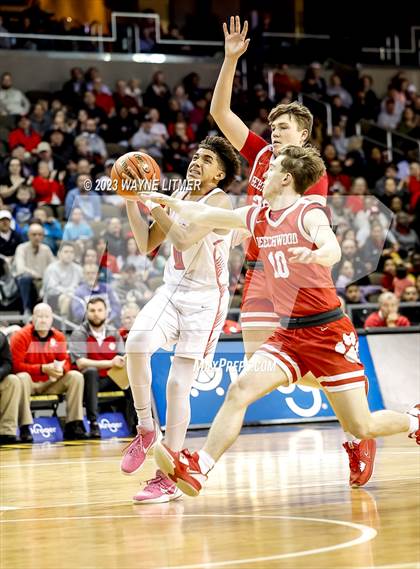 Thumbnail 1 in Beechwood vs Newport (2023 9th Region Boys Basketball Tournament) photogallery.
