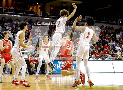 Thumbnail 2 in Beechwood vs Newport (2023 9th Region Boys Basketball Tournament) photogallery.