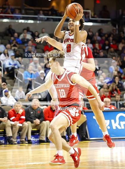 Thumbnail 1 in Beechwood vs Newport (2023 9th Region Boys Basketball Tournament) photogallery.