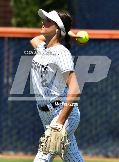 Thumbnail 3 in Le Grand vs. Stone Ridge Christian (CIF SJS Division 6 Final) photogallery.