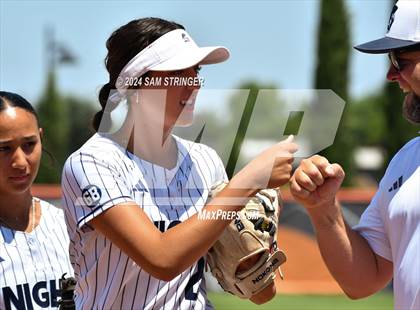 Thumbnail 3 in Le Grand vs. Stone Ridge Christian (CIF SJS Division 6 Final) photogallery.