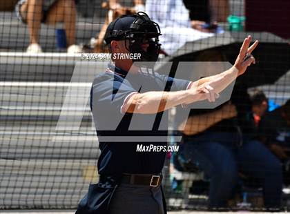 Thumbnail 1 in Le Grand vs. Stone Ridge Christian (CIF SJS Division 6 Final) photogallery.