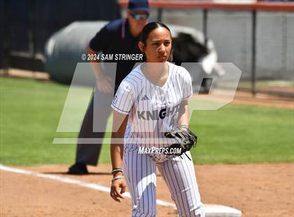 Thumbnail 3 in Le Grand vs. Stone Ridge Christian (CIF SJS Division 6 Final) photogallery.