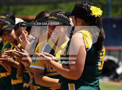 Thumbnail 1 in Le Grand vs. Stone Ridge Christian (CIF SJS Division 6 Final) photogallery.