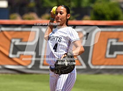Thumbnail 1 in Le Grand vs. Stone Ridge Christian (CIF SJS Division 6 Final) photogallery.