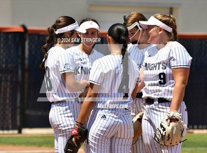 Thumbnail 1 in Le Grand vs. Stone Ridge Christian (CIF SJS Division 6 Final) photogallery.