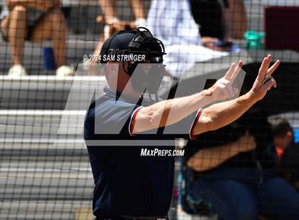 Thumbnail 2 in Le Grand vs. Stone Ridge Christian (CIF SJS Division 6 Final) photogallery.