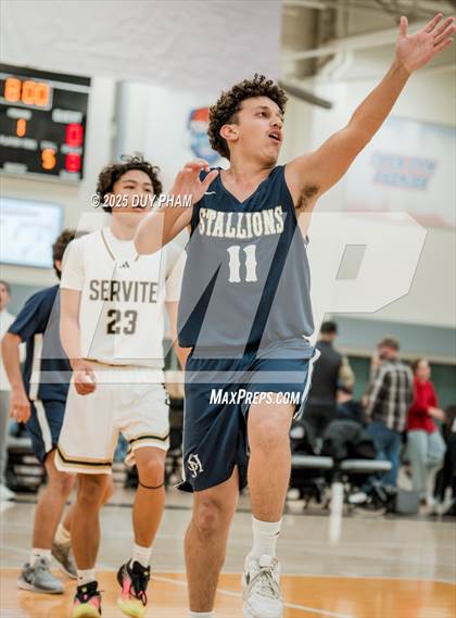 Thumbnail 3 in JV: Servite (White) VS San Juan Hills photogallery.