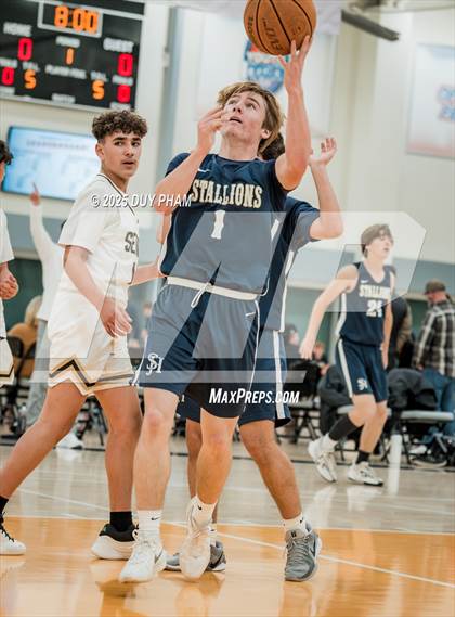 Thumbnail 1 in JV: Servite (White) VS San Juan Hills photogallery.