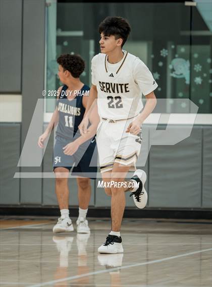 Thumbnail 1 in JV: Servite (White) VS San Juan Hills photogallery.