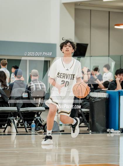 Thumbnail 2 in JV: Servite (White) VS San Juan Hills photogallery.