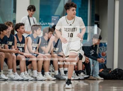 Thumbnail 2 in JV: Servite (White) VS San Juan Hills photogallery.