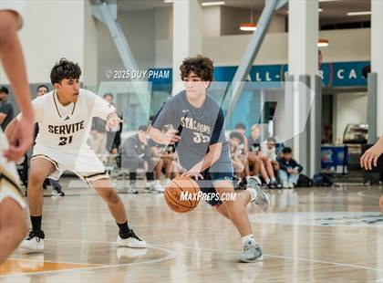 Thumbnail 1 in JV: Servite (White) VS San Juan Hills photogallery.