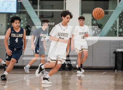 Thumbnail 1 in JV: Servite (White) VS San Juan Hills photogallery.