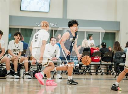Thumbnail 2 in JV: Servite (White) VS San Juan Hills photogallery.
