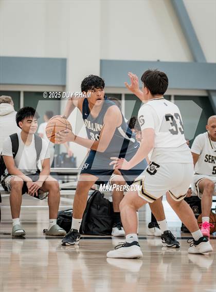 Thumbnail 2 in JV: Servite (White) VS San Juan Hills photogallery.