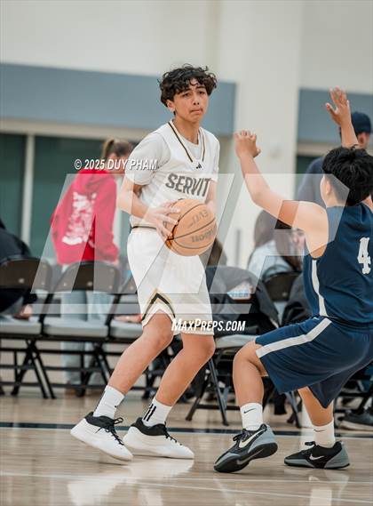 Thumbnail 1 in JV: Servite (White) VS San Juan Hills photogallery.