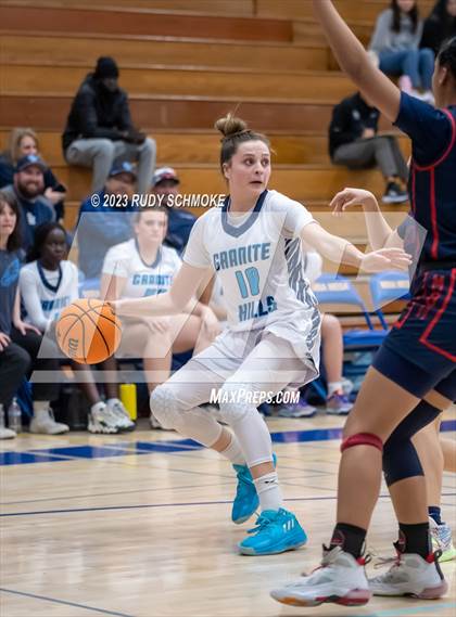 Thumbnail 2 in Montgomery vs. Granite Hills (CIF SDS D1Girls Basketball Finals) photogallery.