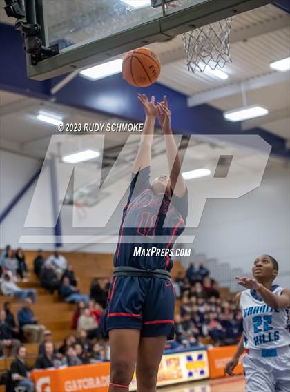 Thumbnail 1 in Montgomery vs. Granite Hills (CIF SDS D1Girls Basketball Finals) photogallery.