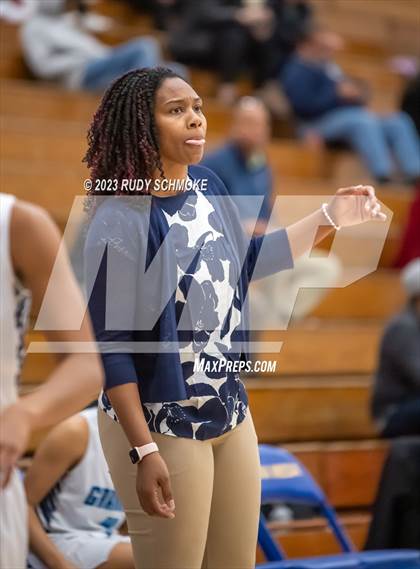 Thumbnail 1 in Montgomery vs. Granite Hills (CIF SDS D1Girls Basketball Finals) photogallery.