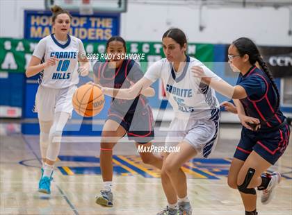 Thumbnail 1 in Montgomery vs. Granite Hills (CIF SDS D1Girls Basketball Finals) photogallery.