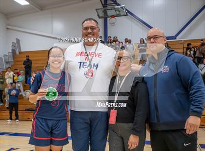 Thumbnail 1 in Montgomery vs. Granite Hills (CIF SDS D1Girls Basketball Finals) photogallery.