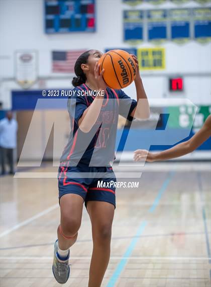 Thumbnail 1 in Montgomery vs. Granite Hills (CIF SDS D1Girls Basketball Finals) photogallery.