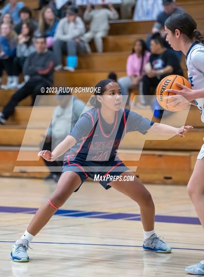 Thumbnail 3 in Montgomery vs. Granite Hills (CIF SDS D1Girls Basketball Finals) photogallery.