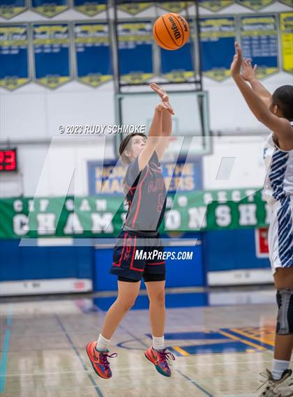 Thumbnail 3 in Montgomery vs. Granite Hills (CIF SDS D1Girls Basketball Finals) photogallery.