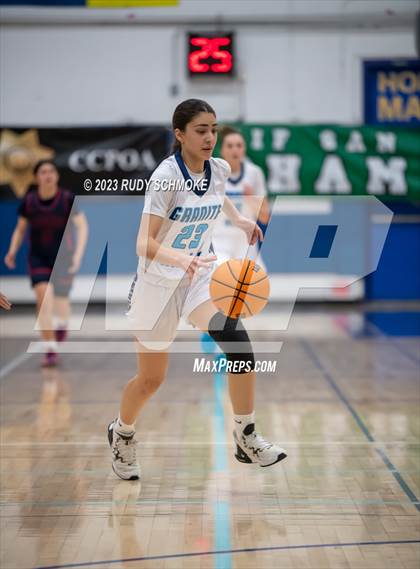 Thumbnail 2 in Montgomery vs. Granite Hills (CIF SDS D1Girls Basketball Finals) photogallery.