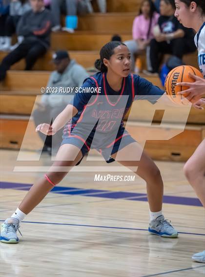 Thumbnail 1 in Montgomery vs. Granite Hills (CIF SDS D1Girls Basketball Finals) photogallery.