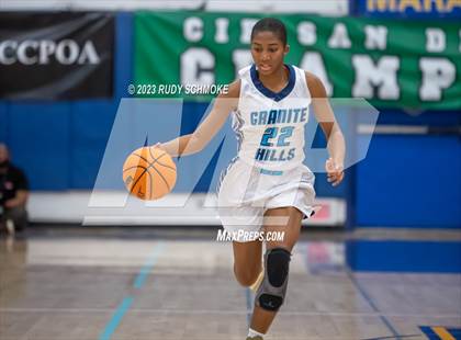 Thumbnail 3 in Montgomery vs. Granite Hills (CIF SDS D1Girls Basketball Finals) photogallery.
