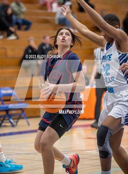 Thumbnail 3 in Montgomery vs. Granite Hills (CIF SDS D1Girls Basketball Finals) photogallery.