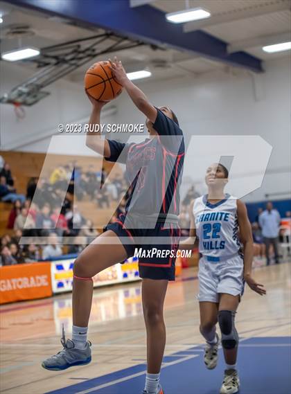 Thumbnail 3 in Montgomery vs. Granite Hills (CIF SDS D1Girls Basketball Finals) photogallery.