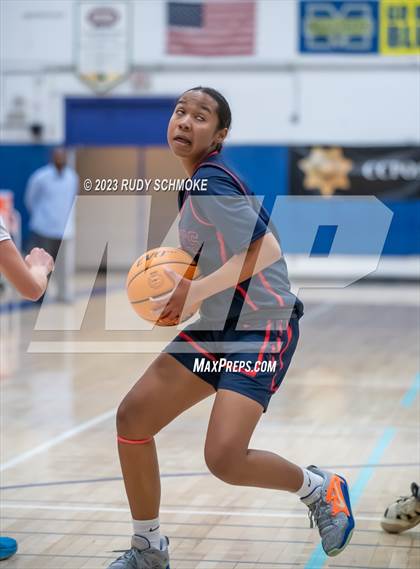 Thumbnail 3 in Montgomery vs. Granite Hills (CIF SDS D1Girls Basketball Finals) photogallery.