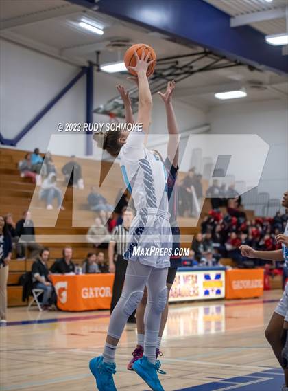 Thumbnail 3 in Montgomery vs. Granite Hills (CIF SDS D1Girls Basketball Finals) photogallery.