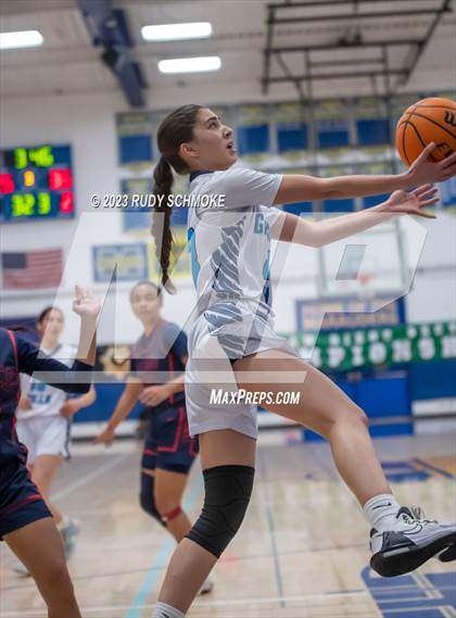 Thumbnail 3 in Montgomery vs. Granite Hills (CIF SDS D1Girls Basketball Finals) photogallery.