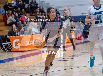 Thumbnail 1 in Montgomery vs. Granite Hills (CIF SDS D1Girls Basketball Finals) photogallery.